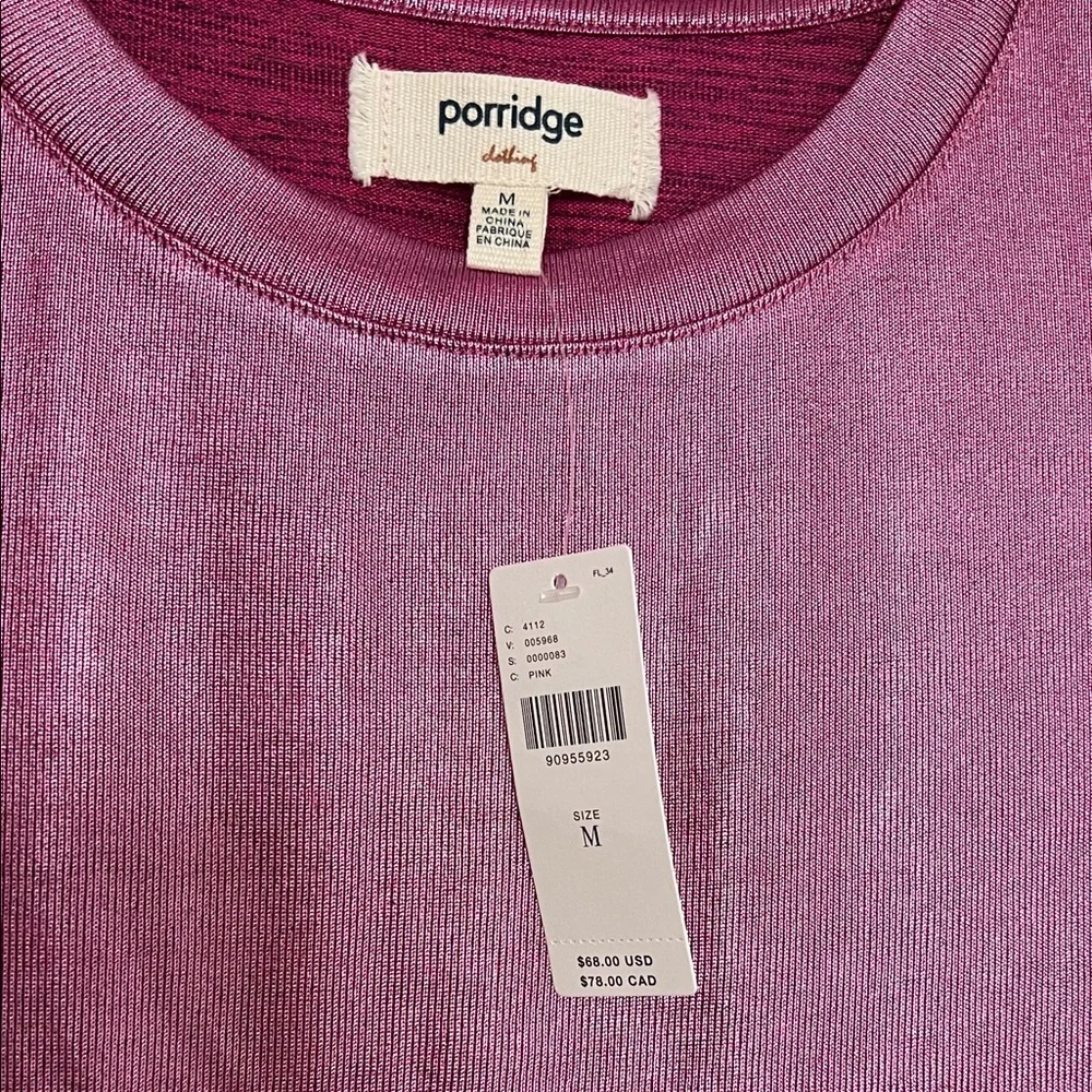 Anthro Porridge Women's Metallic Muscle Tee - Picture 5 of 6